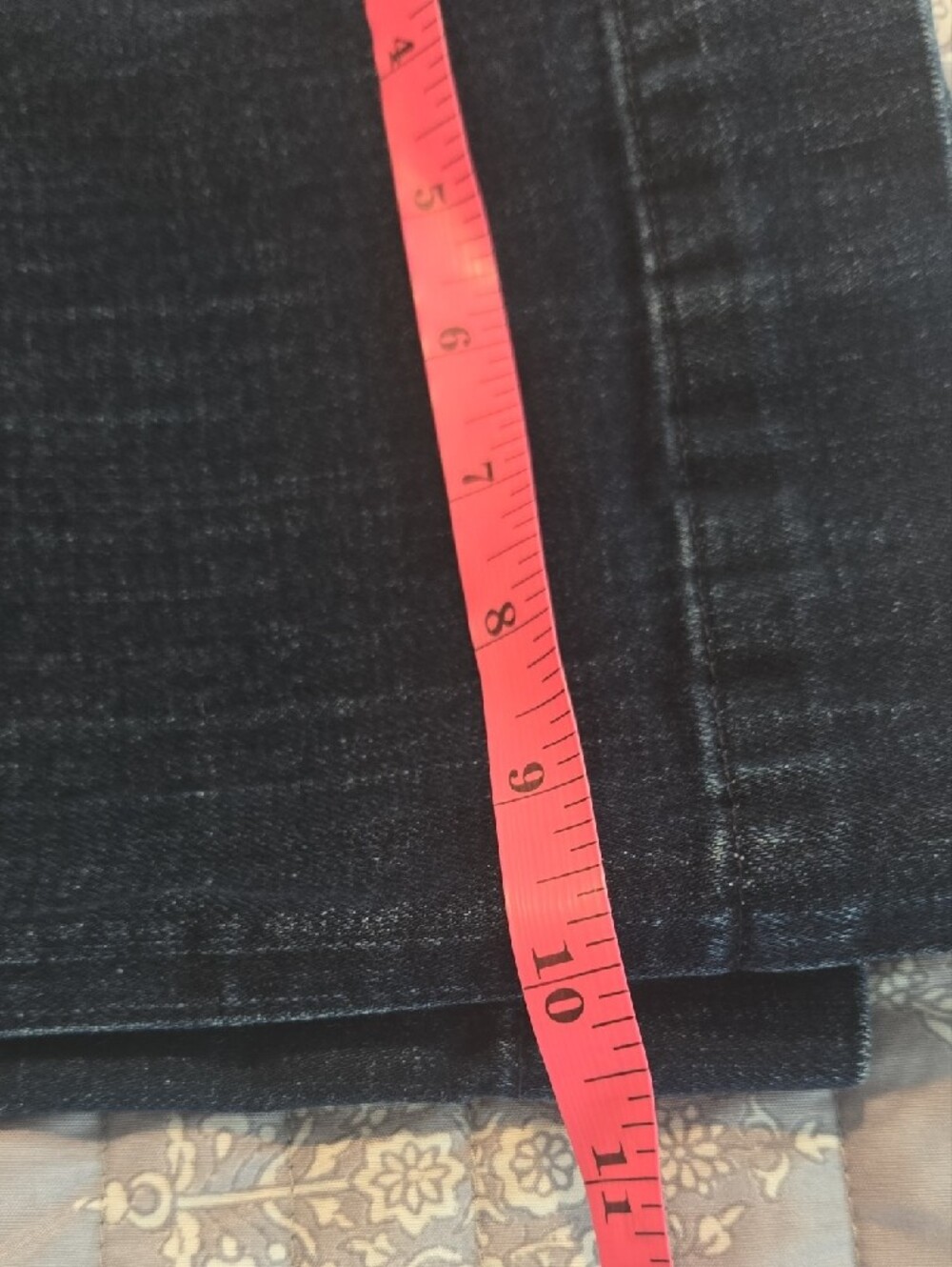 Talbots Women's Dark Indigo Straight-Leg Jeans - Picture 8 of 9